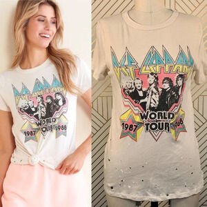 Chaser Def Leppard World Tour Concert‎ Graphic Tee